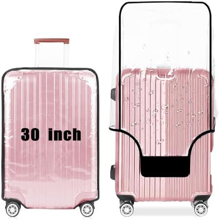 Amazon.com | GigabitBest 30 Inch - Clear Suitcase Cover 20/24/28